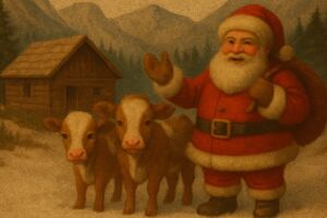 Romantische Waldweihnacht