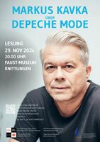 Lesung: Markus Kavka über Depeche Mode