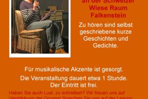 Lesung der Schreibwerkstatt 