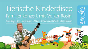 Tierische Kinderdisco mit Volker Rosin