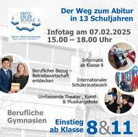 Informationstag der Fritz-Erler-Schule