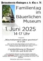 Familiensonntag im Bäuerlichen Museum