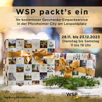 WSP packt's ein | Kostenloser Geschenke-Einpackservice