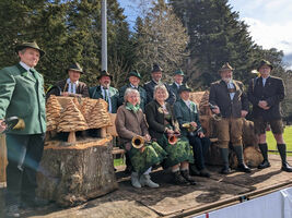 Jagdlicher Erntedank am Hirschgehege