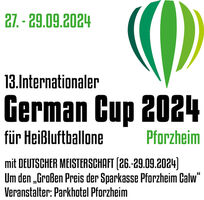 13. Int. GermanCup für Heißluftballone in Pforzheim - Day-Ticket Samstag