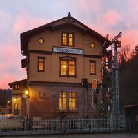 Bahnhofsfest am Bahnhof Weissenstein