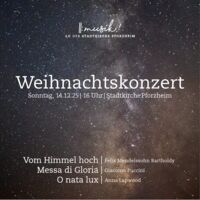 Weihnachtskonzert: Felix Mendelssohn Bartholdy/ Giacomo Puccini/ Anna Lapwood