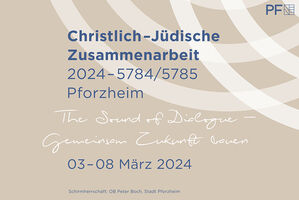 Eröffnungsfeier - Christlich-Jüdische Zusammenarbeit 2024 – 5784/5785 Pforzheim